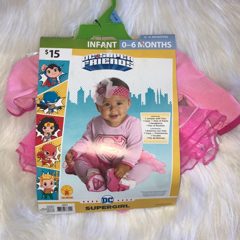 Supergirl Costume | 0-6 months | DC Super Friends